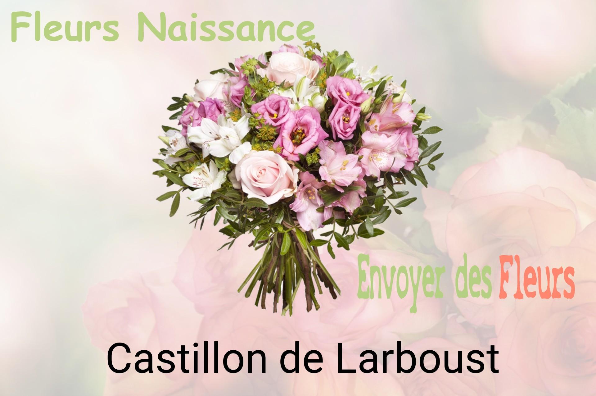 Bouquet de fleurs de naissance livré à Castillon-de-Larboust