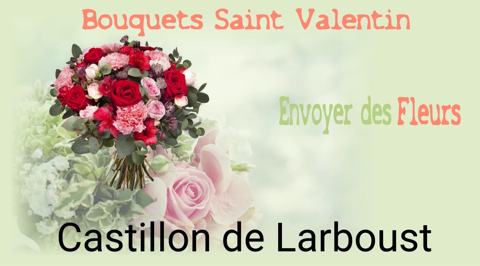 Roses de Saint-Valentin livrées à Castillon-de-Larboust